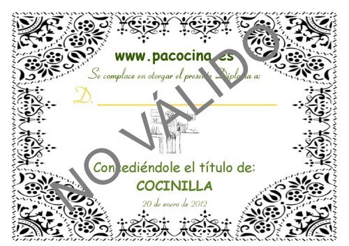 Diploma PaCOcina